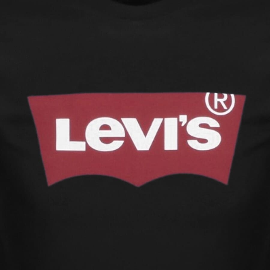 Levis black logo t shirt clearance